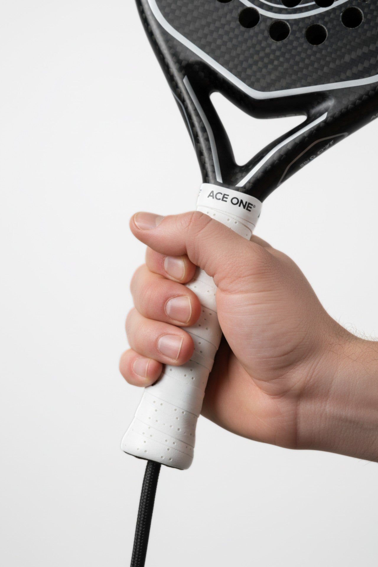 ACE ONE Pro-Line padel overgrip perforated surface close-up
