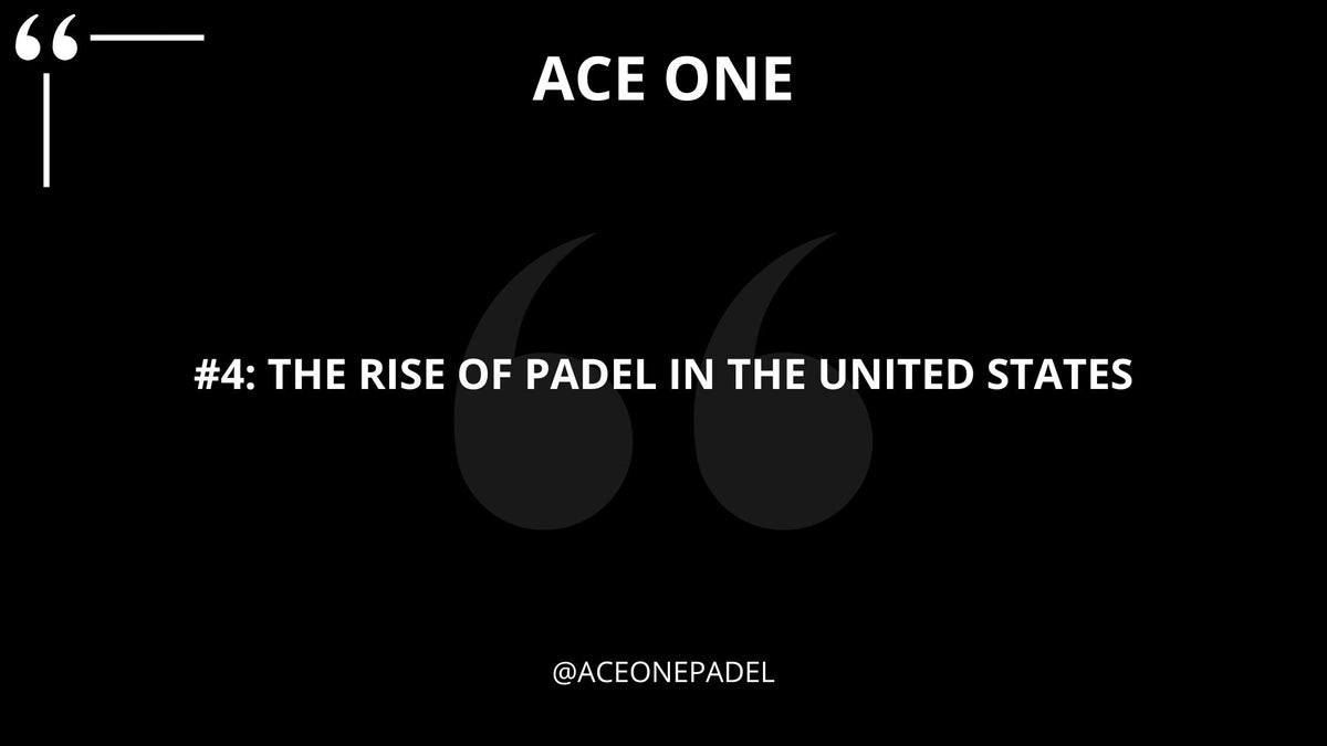 Padel surge in the USA: top players flock to Miami, Ace One Padel blog cover