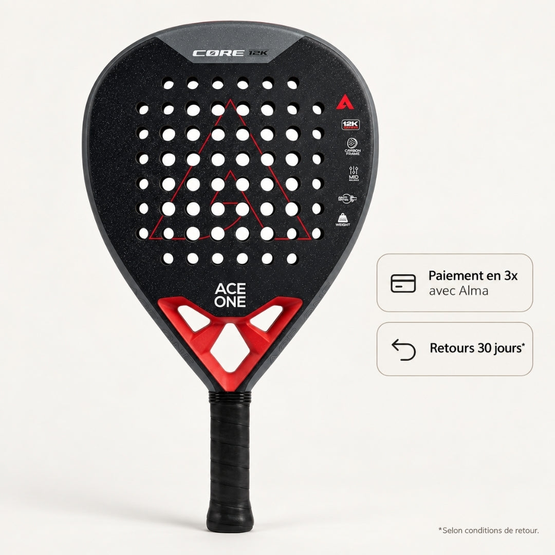 ACE ONE Padel racket | Cøre 12k Carbon