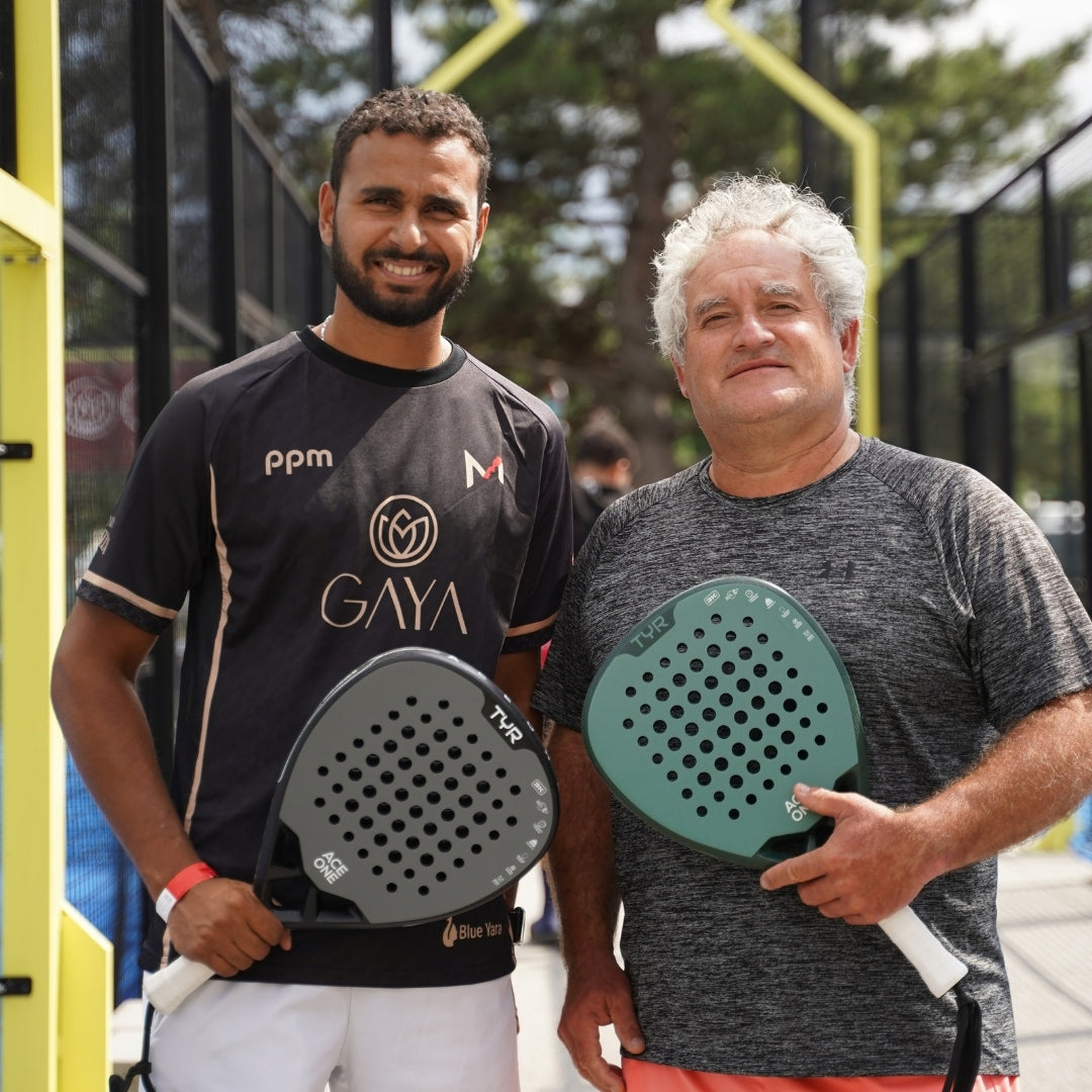 ACE ONE TŸR - Anti-Vibration Padel Racket, Comfort & Control