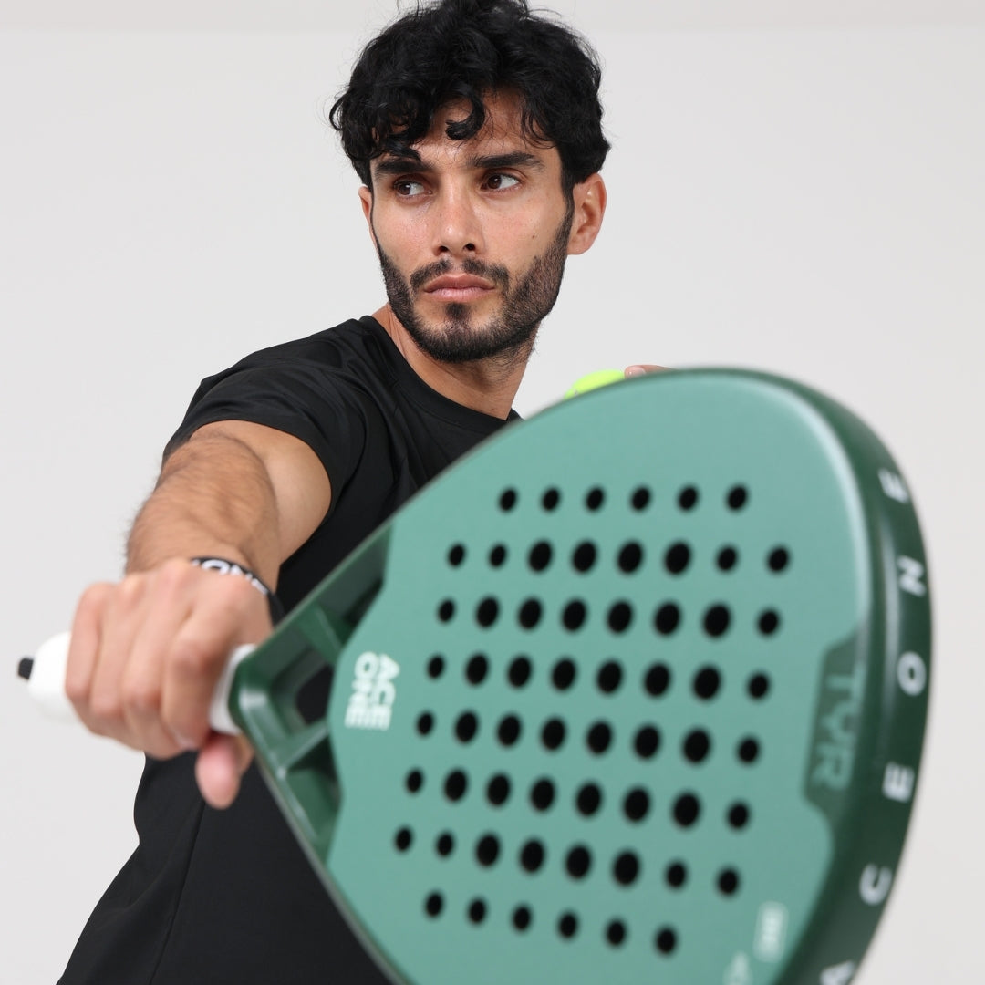 ACE ONE TŸR - Anti-Vibration Padel Racket, Comfort & Control