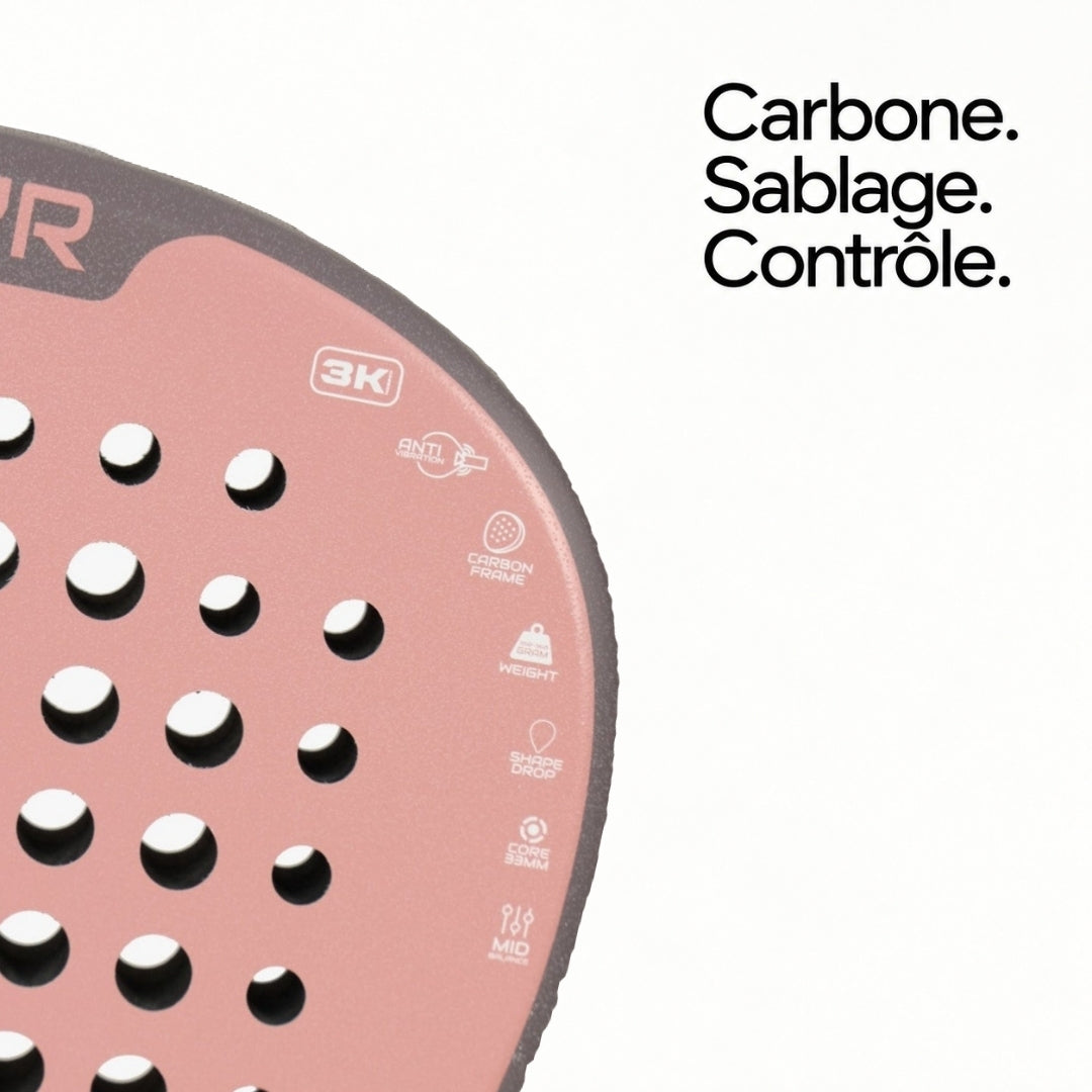 ACE ONE TŸR - Anti-Vibration Padel Racket, Comfort & Control