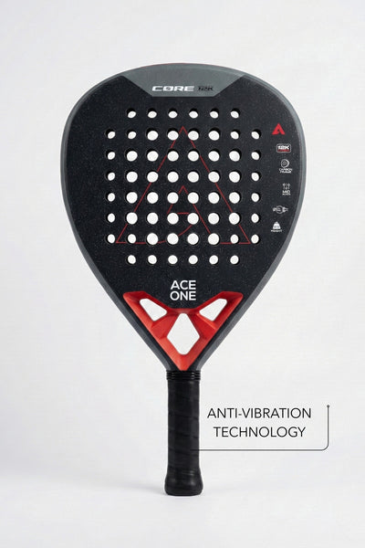 ACE ONE Cøre 12k Carbon padel racket face view